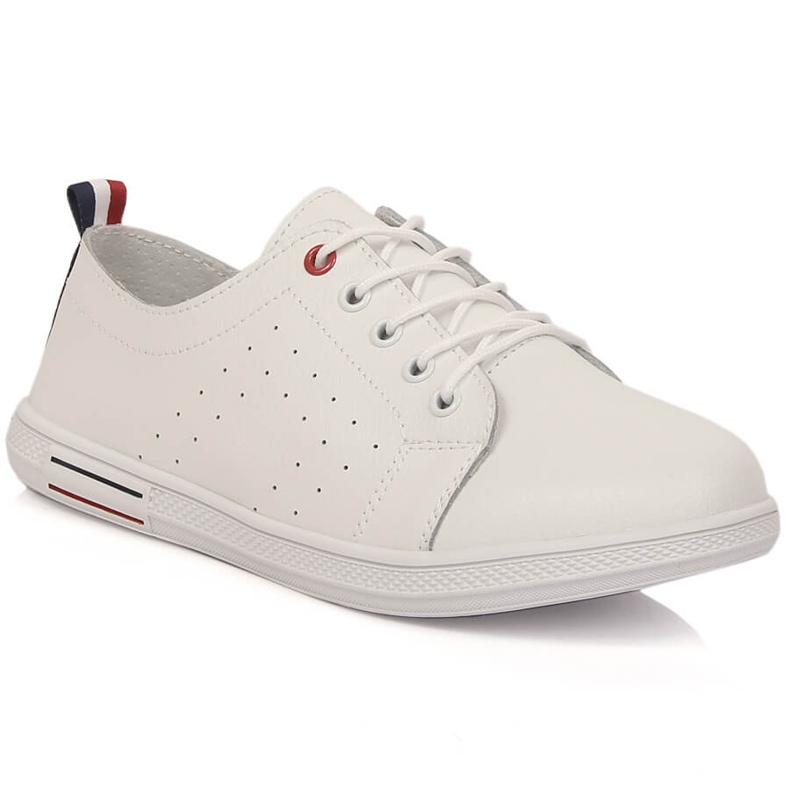 Chaussures femme en cuir ajouré blanc Filippo DP3508/23 blanche