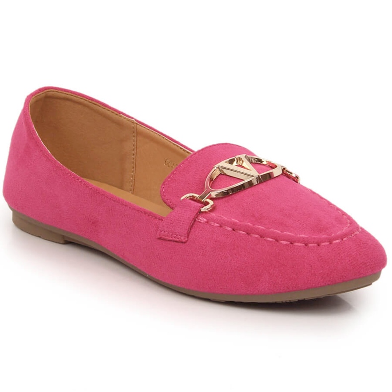 Mocassins femme fuchsia Vinceza 2227 rose