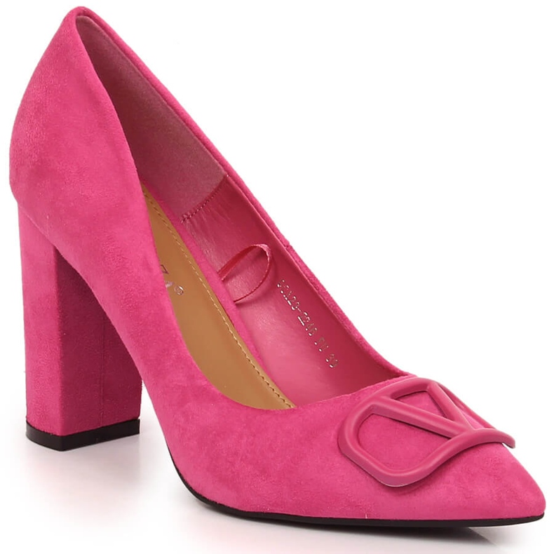 Escarpins à talons en daim fuchsia Vinceza 2246 rose