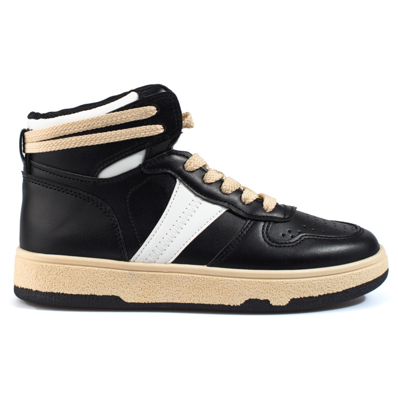 Baskets montantes Shelovet noires, femmes le noir