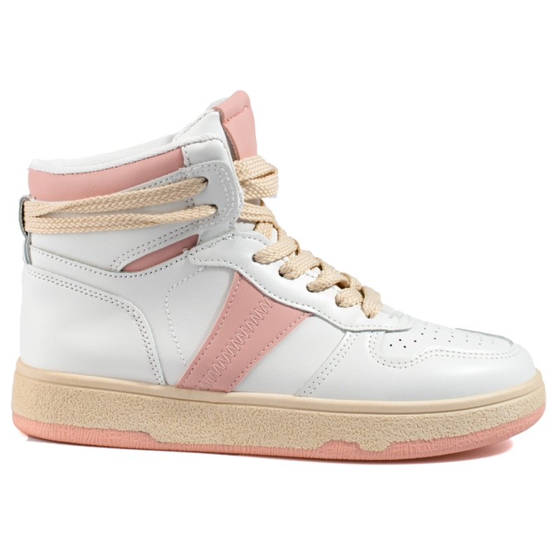 Baskets montantes blanches Shelovet, femmes