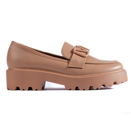 Chaussures femme Vinceza en cuir écologique beige Chaussures femme Vinceza en cuir écologique beige