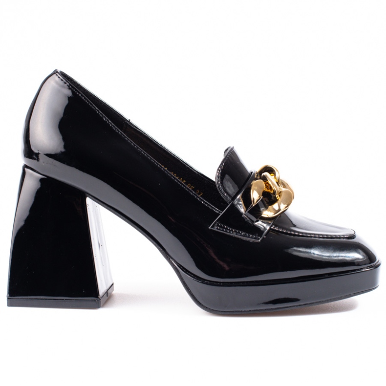 Escarpins sur un poteau d'écurie Vinceza noir le noir Escarpins sur un poteau d'écurie Vinceza noir le noir