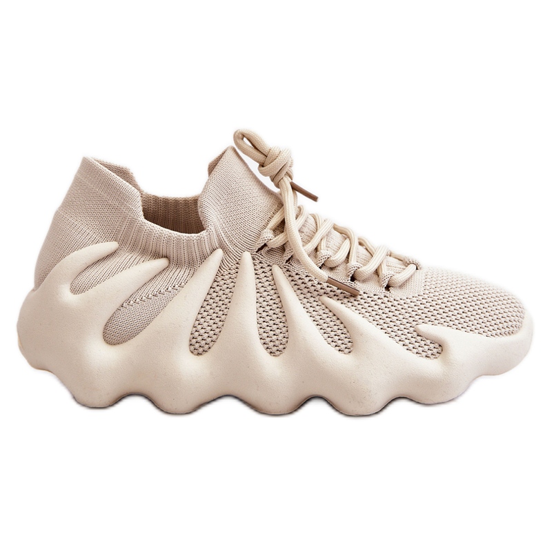 PG1 Baskets à enfiler pour femmes Beige Myles