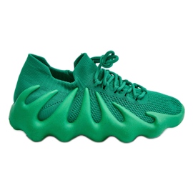 PG1 Baskets à enfiler pour femmes Vert Myles