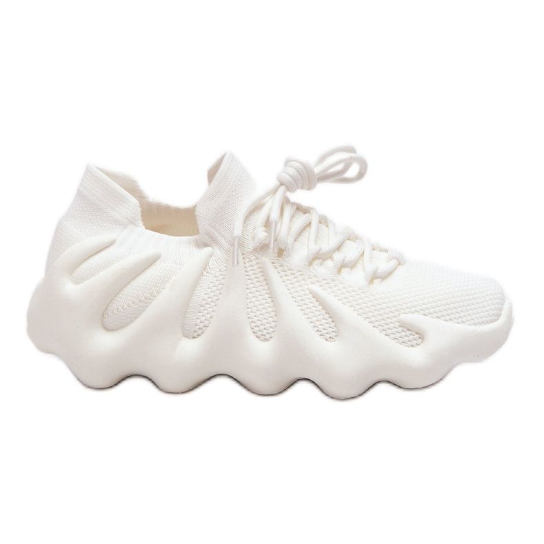PG1 Baskets à enfiler pour femmes blanches Myles