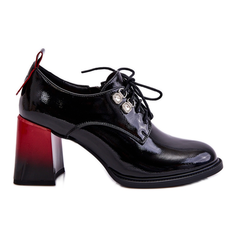 S.Barski Talons hauts noirs à la mode Darren le noir