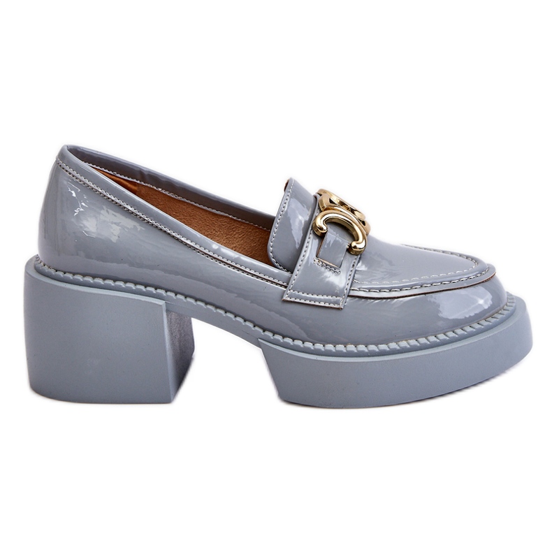 S.Barski Escarpins à la mode à talons épais bleu clair Imani S.Barski Escarpins à la mode à talons épais bleu clair Imani