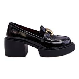 S.Barski Escarpins à la mode à talons massifs noirs Imani