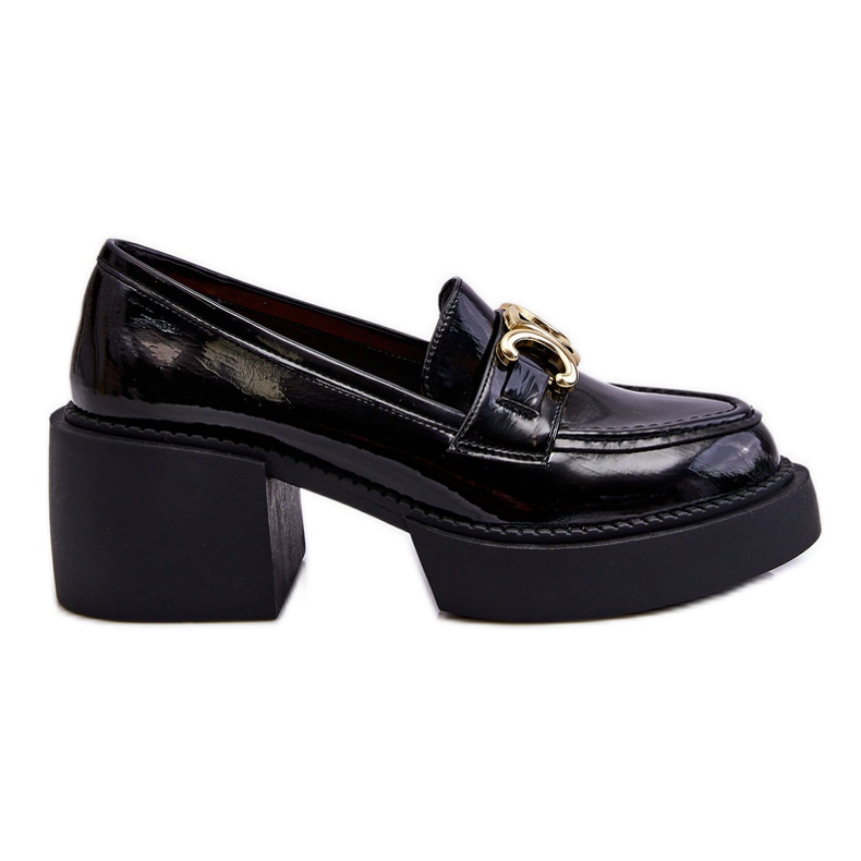 S.Barski Escarpins à la mode à talons massifs noirs Imani le noir