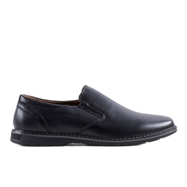 Chaussures à enfiler noires pour hommes de Querry