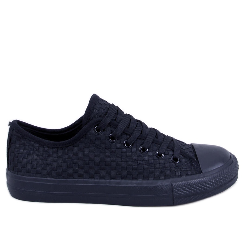 Baskets Sears noires de couleur unie le noir
