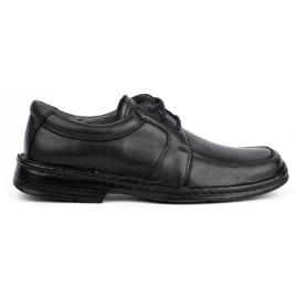 WASAK Chaussures décontractées en cuir pour hommes 0078W noir
