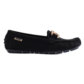 Mocassins classiques pour femmes Shelovet noir
