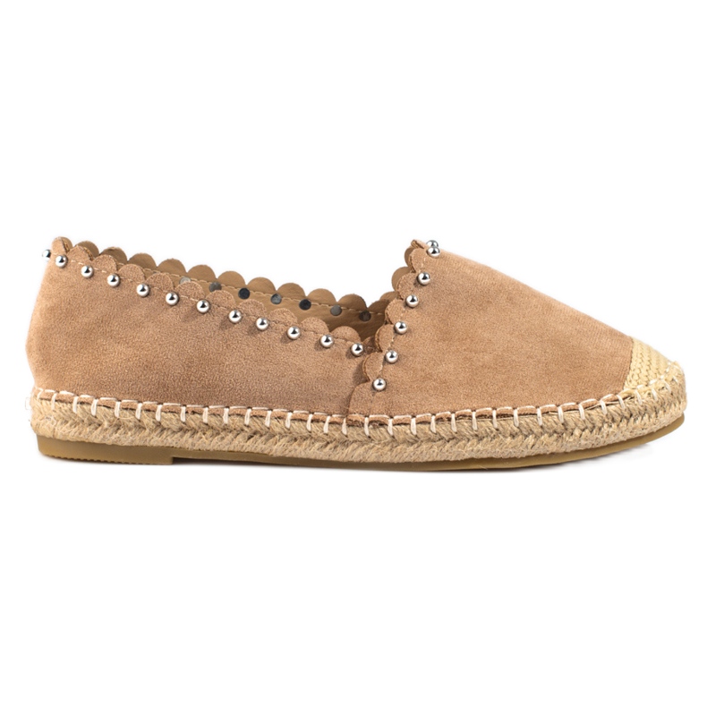 Espadrilles Vinceza beiges, femmes