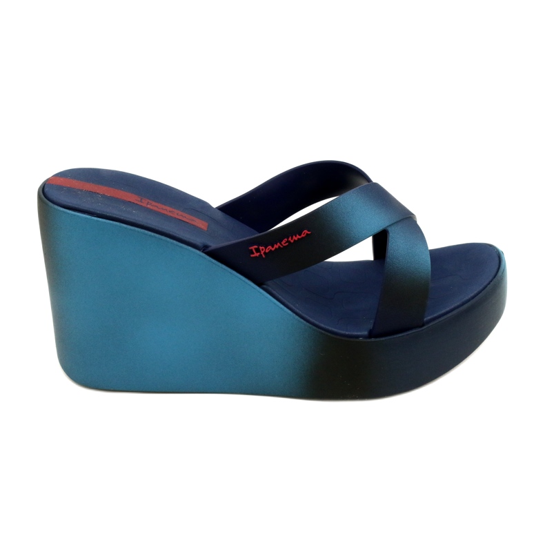 Chaussons compensés Ipanema 83423 Colore Fem AI974 Bleu/Bleu bleu marin