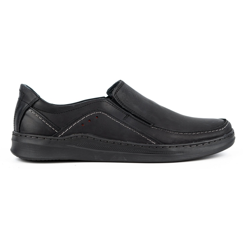 Olivier Mocassins homme en cuir SLIP-ON 216GT noir le noir Olivier Mocassins homme en cuir SLIP-ON 216GT noir le noir