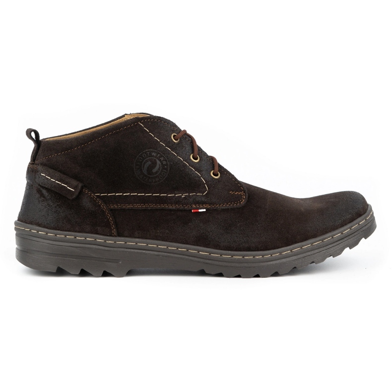 Olivier Chaussures décontractées en daim pour hommes 234GT marron brun
