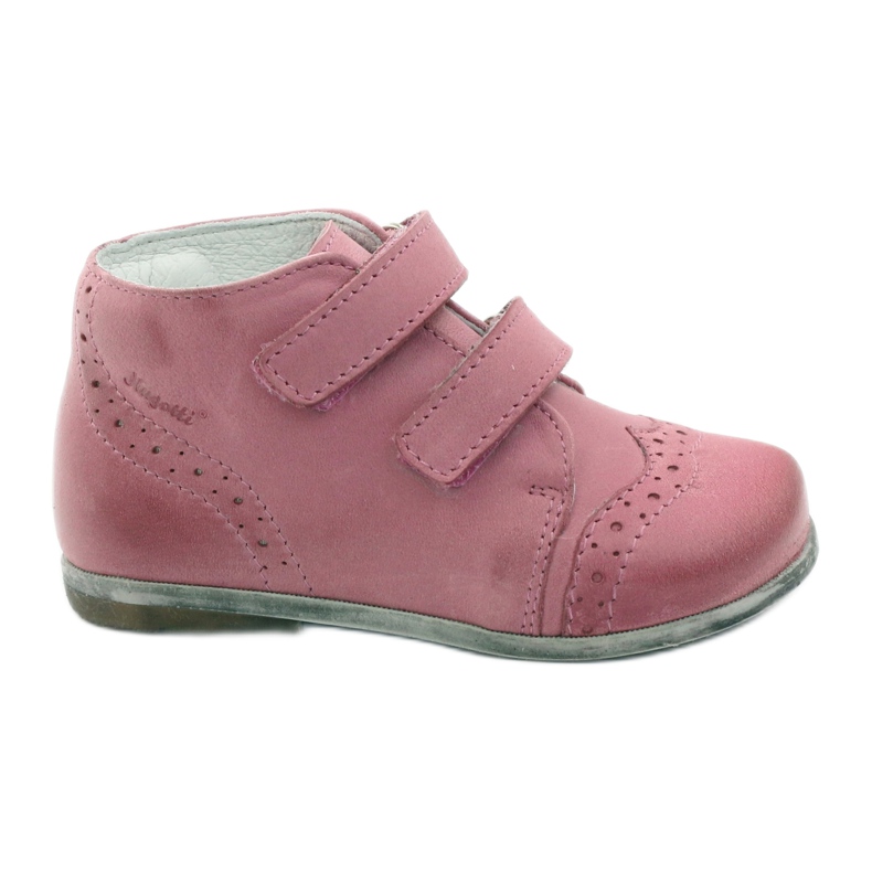 Chaussures en cuir rose Hugotti