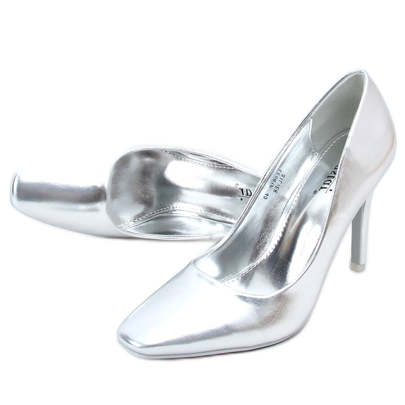 BM Escarpins Karen Silver pour femmes argent