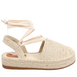 Sandales espadrilles femme Seila Beige Sandales espadrilles femme Seila Beige