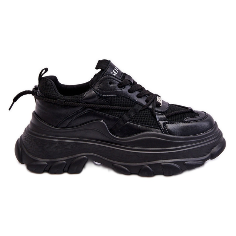 Chaussures De Sport Sur Une Plateforme Massive GOE LL2N4030 Noir le noir Chaussures De Sport Sur Une Plateforme Massive GOE LL2N4030 Noir le noir