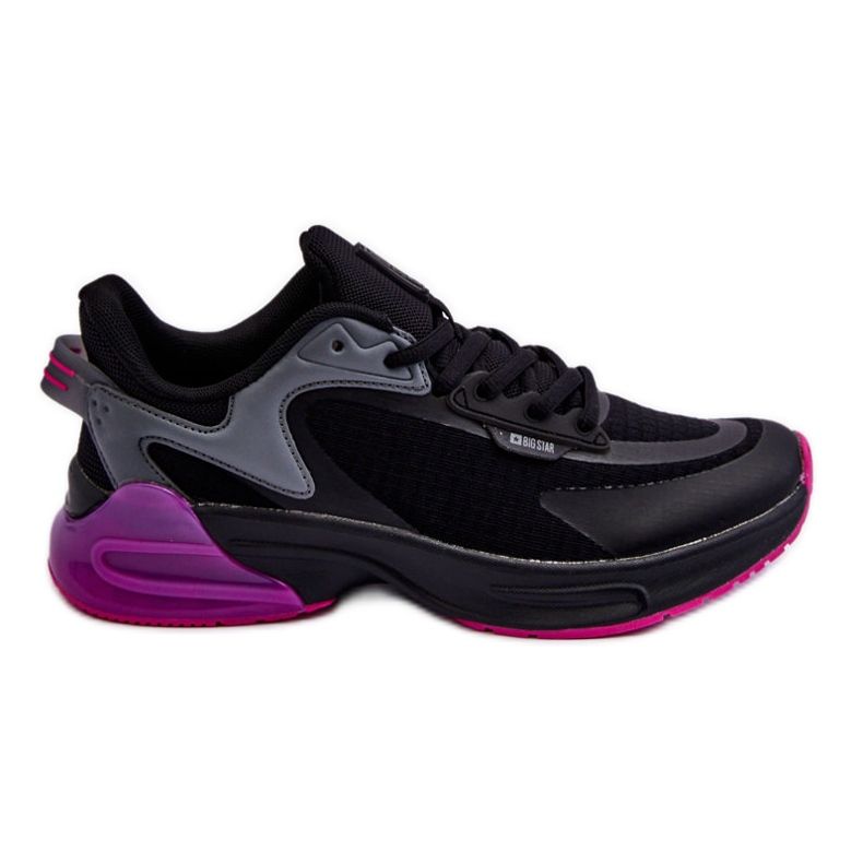 Chaussures de sport confortables Système de mousse à mémoire de forme Big Star LL274335 Noir le noir