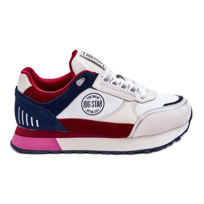 Baskets Memory Foam System Big Star LL274369 Blanc-Rouge blanche Baskets Memory Foam System Big Star LL274369 Blanc-Rouge blanche