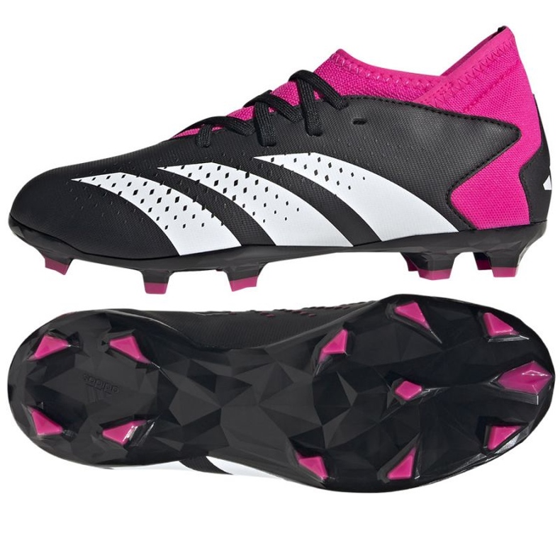 Chaussures de football Adidas Predator Accuracy.3 Fg Jr GW4609 le noir le noir Chaussures de football Adidas Predator Accuracy.3 Fg Jr GW4609 le noir le noir