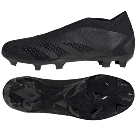 Chaussures de football Adidas Predator Accuracy.3 Ll Fg M GW4598 noir noir