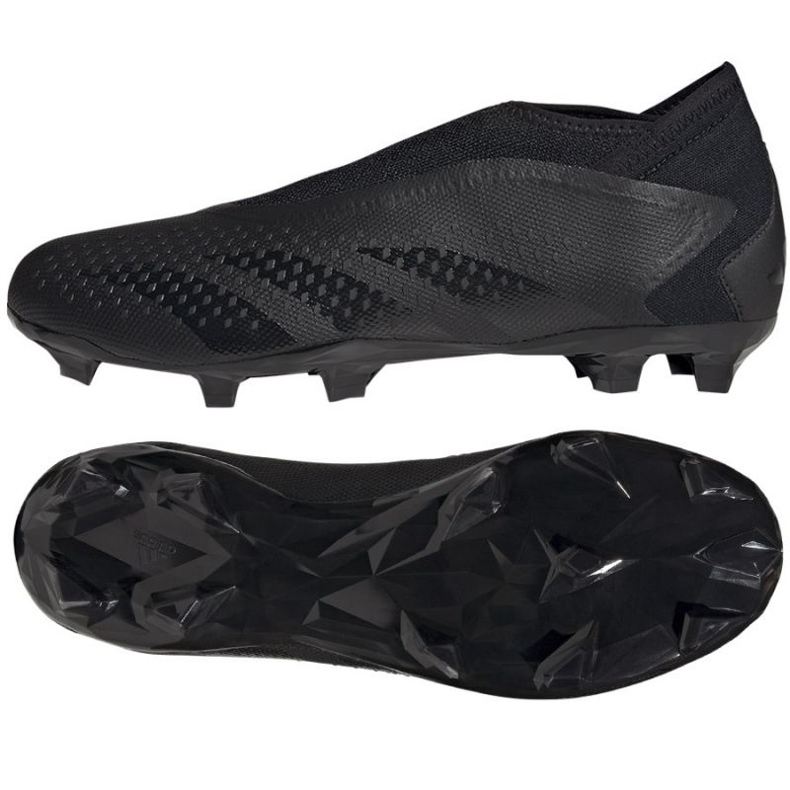Chaussures de football Adidas Predator Accuracy.3 Ll Fg M GW4598 le noir le noir
