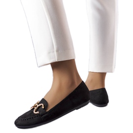 Mocassins Pitre classiques noirs
