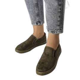 Baskets vertes en éco-daim de Leroy Baskets vertes en éco-daim de Leroy