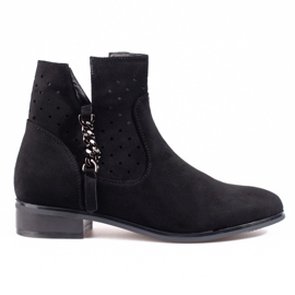 Bottes de printemps ajourées Vinceza noir le noir