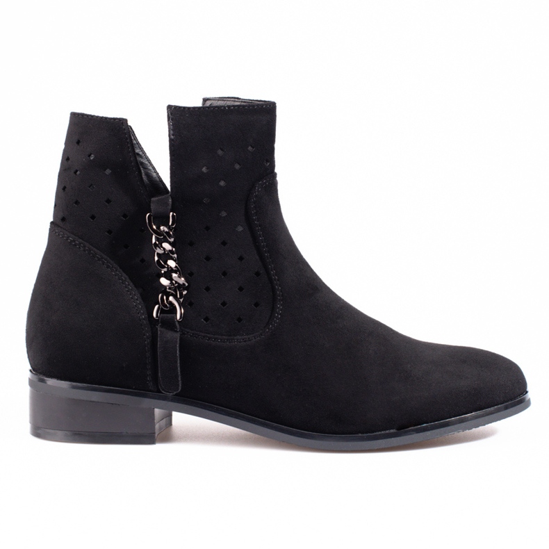 Bottes de printemps ajourées Vinceza noir le noir