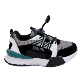 Chaussures de sport pour enfants Système de mousse à mémoire de forme Big Star LL374217 Noir-Gris