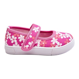 Ballerines Enfant En Fleurs Roses Noah