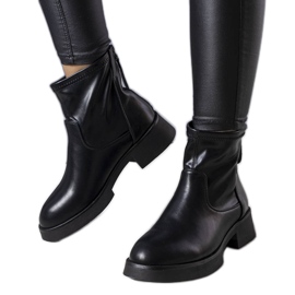 Bottines classiques noires Victoire le noir