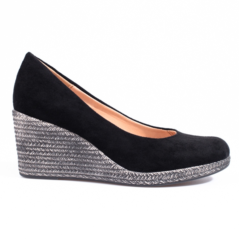 W. Potocki Escarpins compensés noirs femme Potocki le noir W. Potocki Escarpins compensés noirs femme Potocki le noir