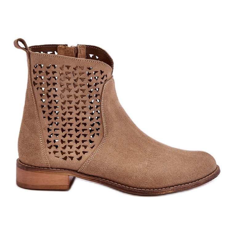 Boots daim Nicole 2791/023 Beige foncé