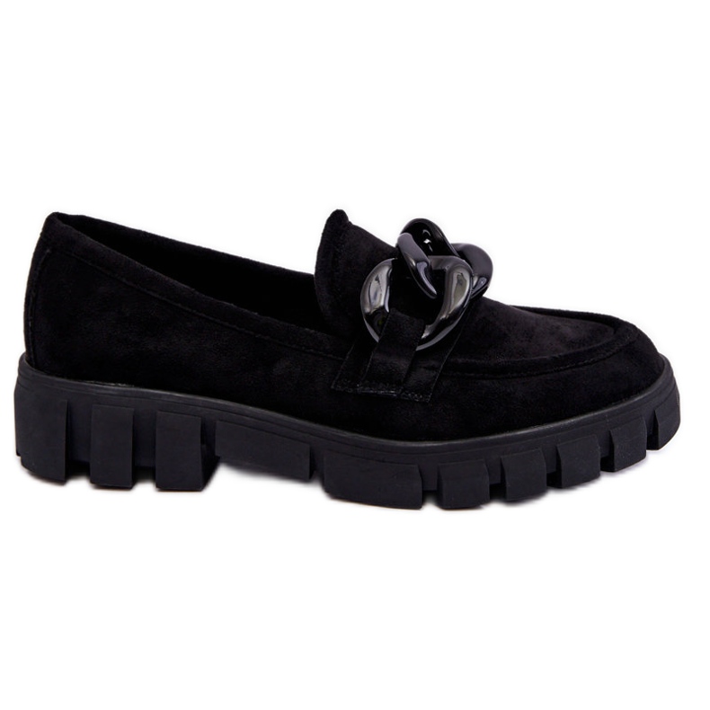 Vinceza Mocassins à plateforme en daim pour femmes Noir Bennett le noir