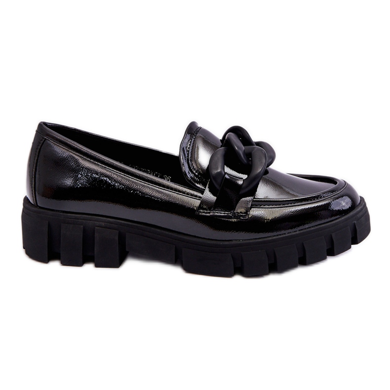 Vinceza Mocassins plateforme laqués pour femme Noir Bennett le noir Vinceza Mocassins plateforme laqués pour femme Noir Bennett le noir