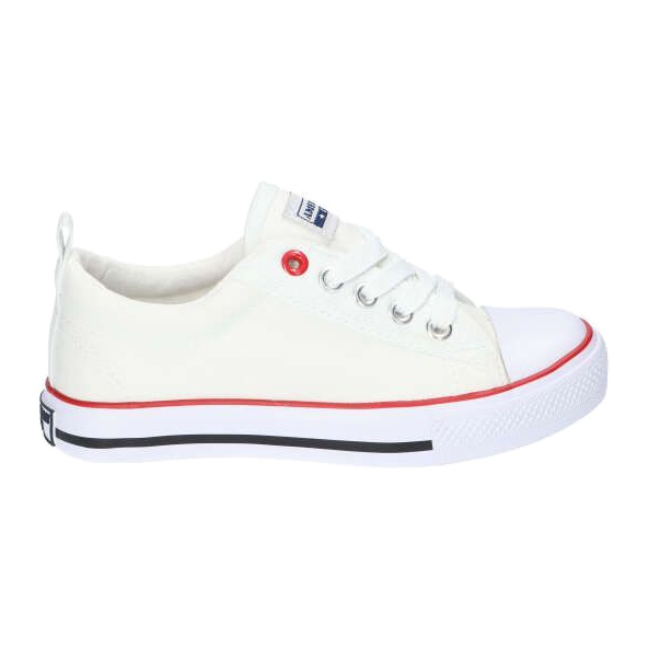 American Club American White Classic LH25 Sneakers à égalité blanche blanche