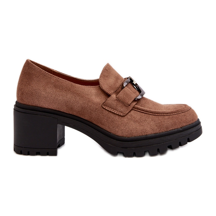 Vinceza Talons Hauts En Daim Marron Finley brun