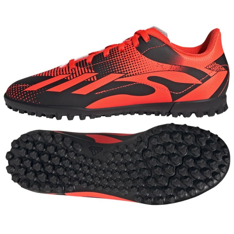 Chaussures de football Adidas X Speedportal Messi.4 Tf Jr GZ5136 orange oranges et rouges