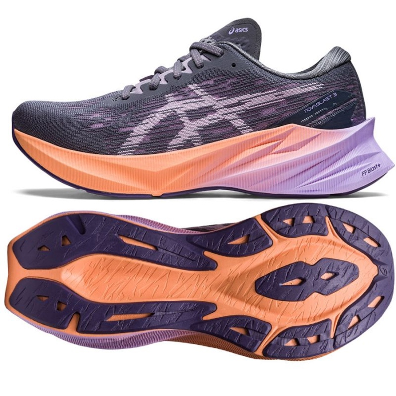 Asics Novablast 3 W 1012B288 020 chaussures de course violet