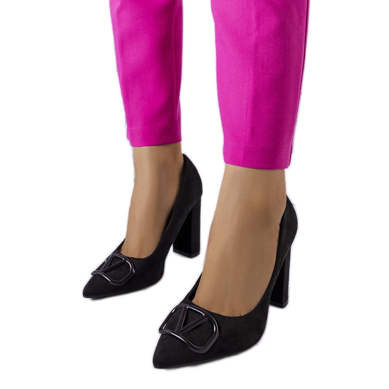 Escarpins élégants noirs de Vinceza le noir Escarpins élégants noirs de Vinceza le noir