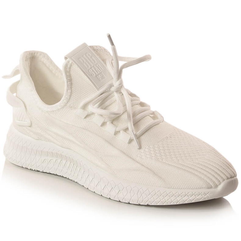 Chaussures de sport à enfiler Big Star blanches LL274712