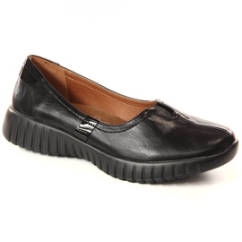 Slip-on noir femme noir Jezzi RMR2270-6 le noir