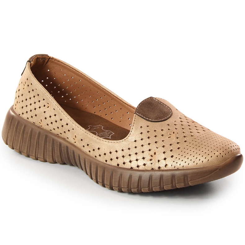 Chaussures femme beiges ajourées Jezzi RMR2270-4